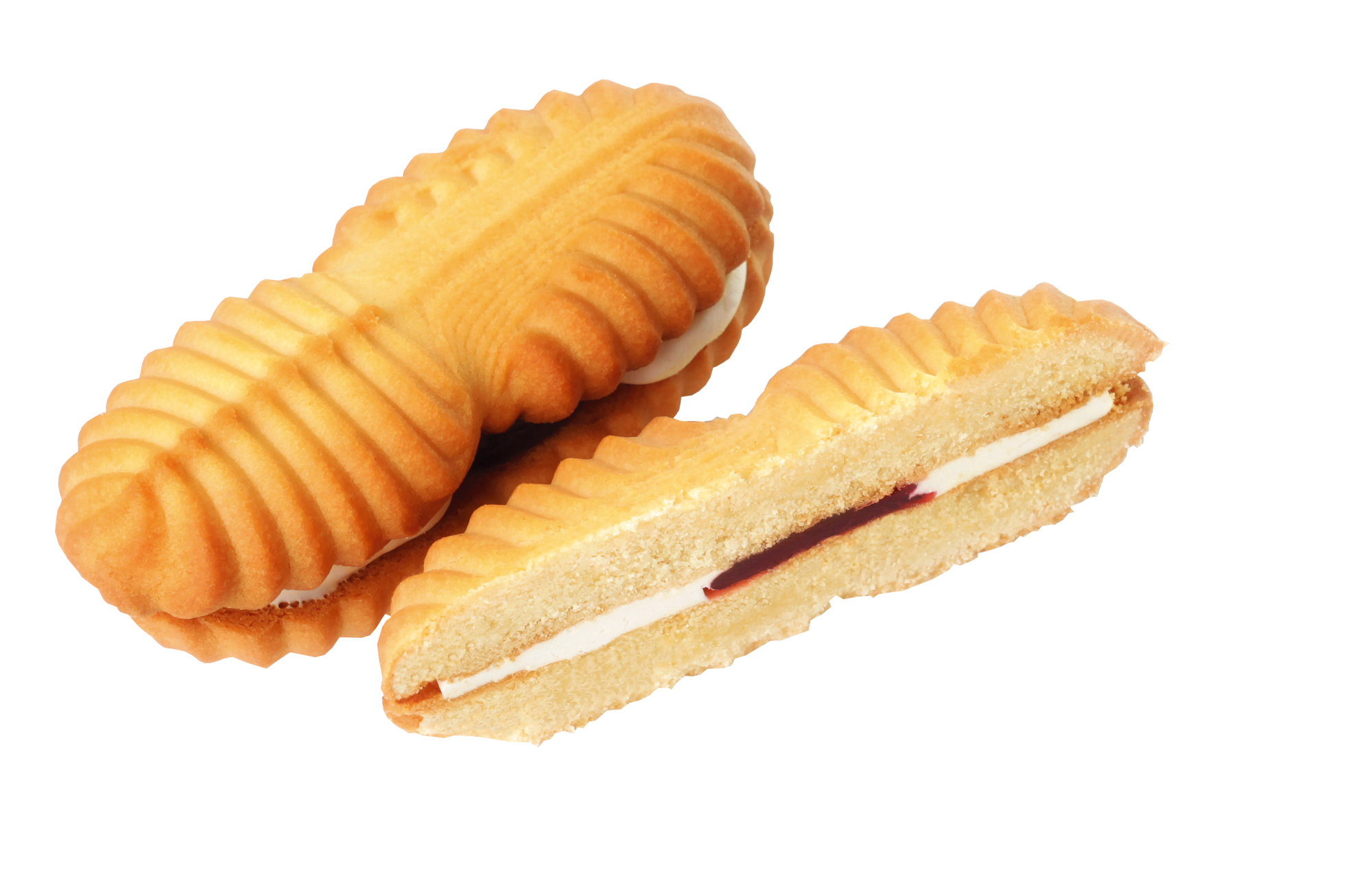Sandwich cookie – cherry & cream filling