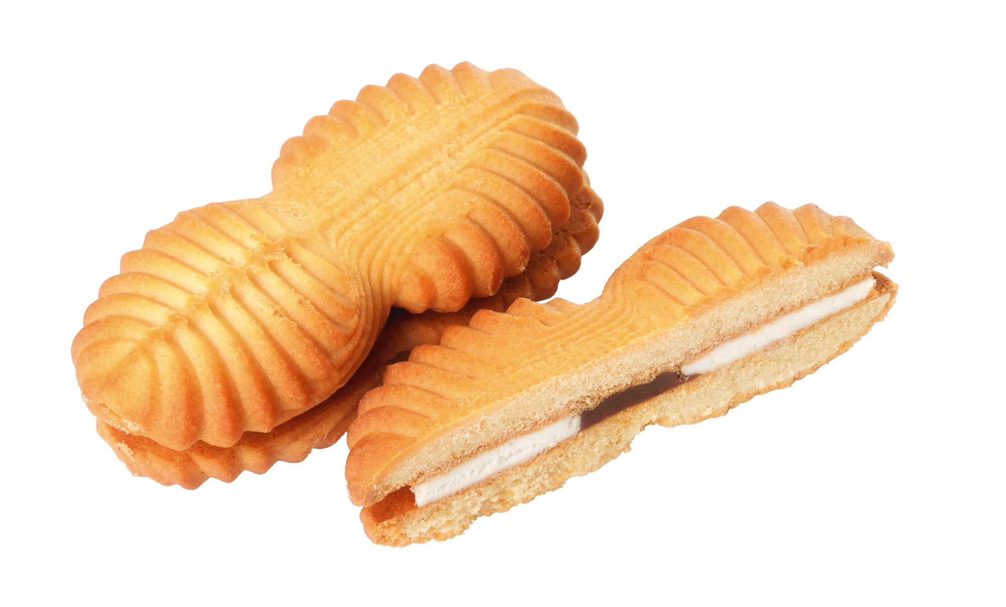 Sandwich cookie –caramel & cream filling